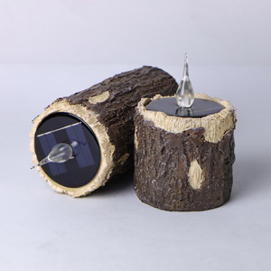 Năng lượng mặt trời Vườn cỏ ánh sáng ngoài trời không thấm nước cảnh quan trang trí bầu không khí gốc cây nến ánh sáng - Product Image 6