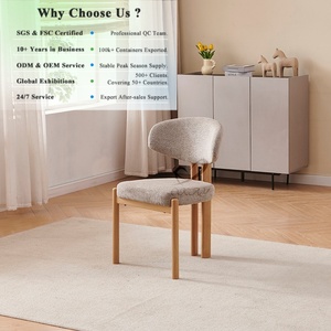 Silla de Comedor OKAY, Personalizable <span class=keywords><strong>para</strong></span> Apartamentos, Moderna, Minimalista, de Lujo, con Tela Chenille, Cómoda y Elegante - Product Image 1