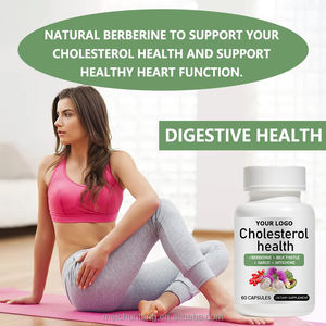 Oem Plantenextract Cholesterolsupplement Voor De Gezondheid Van Het Hart Met Coq10 Cholesterolondersteunende Capsules - Product Image 3