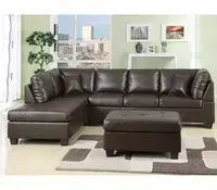 Hochwertiges Elektrisches Relaxsofa-Set, Echtleder-Sofa, Weichste Wohnzimmermöbel, Schokoladenfarbe, Konvertierbar, Lagerware