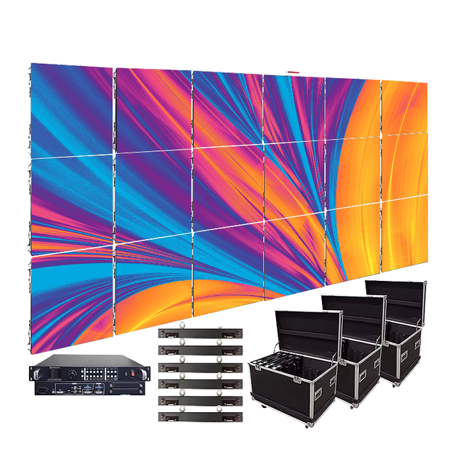 1080p Indoor Rental LED Display Screen Modular P1.2 P1.5 P1.8 P2 Video Wall Panel Die-Cast Aluminum LED Board for Stage