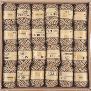 Cuerda de yute de 2mm x 10M, cuerda de cáñamo, envoltura rústica, regalo, embalaje, cuerda de papel, decoración de boda, cuerda de cáñamo DIY - Product Image 4