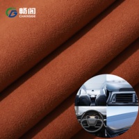 0,7mm Mikrofaser-Wildleder-Stoff Weiches Synthetisches Wildleder-Material für Fahrzeuginnenausstattung und Dekoration