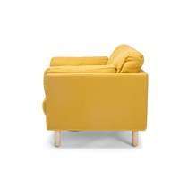 Canapé d'appoint modulaire moderne en tissu, une place, pour petit bureau, appartement, centre commercial, entrepôt, école, atelier, mobilier de réception