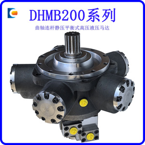 มอเตอร์ไฮดรอลิกแบบเรเดียล Dechuang Hydraulics รุ่น DHMB200 ซีรีส์ แรงบิดสูง 10000 นิวตันเมตร ความเร็วต่ำ แบบลูกสูบ - Product Image 4