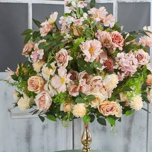 Nuevo tradicional elegante Vintage para champán flor Rosa arreglo de bolas boda Artificial escenario arco decoración de <span class=keywords><strong>fondo</strong></span> - Product Image 3
