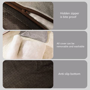 Cama para mascotas de alta calidad Cama extraíble para perros para todas las estaciones, cama cálida para gatos con fondo antideslizante - Product Image 6