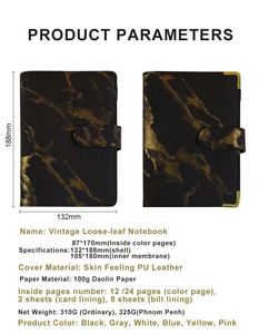 Carnet de notes promotionnel personnalisé en plastique, style professionnel, économique, imprimé sérigraphié, multi-usages, avec fermeture éclair, pour documents et espèces - Product Image 6