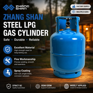 Bouteille de gaz GPL en acier personnalisée, rechargeable et recyclable de 9 kg, fabriquée par l'usine Zhangshan - Product Image 5