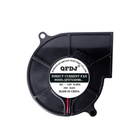 Ventilateur centrifuge pour ventilation industrielle, alimentation DC12V 24V, 7530, pour usine.
