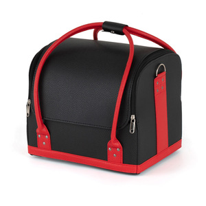 WETRUST Professionnel Grand Amovible Noir Rouge <span class=keywords><strong>Rose</strong></span> 16 Pouces PU Cuir Maquillage Voyage <span class=keywords><strong>Valise</strong></span> <span class=keywords><strong>Vanity</strong></span> Organisateur Fourre-Tout Sac À Main - Product Image 1