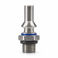 Raccord rapide universel anti-goutte SUS304 DN6 UQD02 mâle pour refroidissement liquide de serveurs de centre de données
