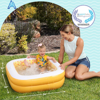 Piscine gonflable pour enfants en PVC écologique, type OEM, avec pompe à air intégrée