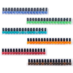 Factory Custom Clear Perspex <b>Wall</b> Mounted Nail Polish & Essential Oil <b>Display</b> Stand YAGELI Silk-Screen Printed - Product Image 2
