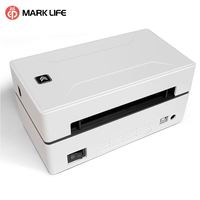 Imprimante d'étiquettes d'expédition de bureau Marklife D100, imprimante thermique portable pour le bureau, imprimante d'étiquettes de logo et de codes-barres