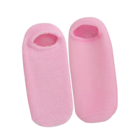 Chaussettes de thérapie chaude et froide réutilisables en gel pour les pieds, enveloppement hydratant pour les talons gonflés, secs et craquelés