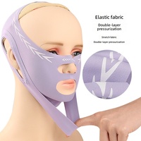 Masque liftant pour le visage en V, sangle de menton pour dormir, masque liftant en V, sangle amincissante pour le visage, réducteur et éliminateur de double menton