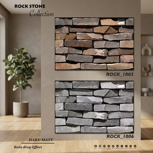 Azulejos de Cerámica para Exteriores de 12x18 Pulgadas con Diseño de Piedra Colorida Realista de 30x45cm, Acabado Mate, Azulejos de Cerámica para Revestimiento de Paredes de 300x450mm para Pasillos - Product Image 5
