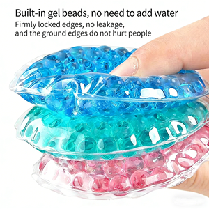 Printed Logo PVC Gel Reusable Round Gel Bead <b>Hot</b> <b>Cold</b> Pack for Pain Relief Microwavable Freezable <b>Cold</b> Compress - Product Image 2