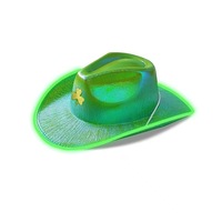 Il cappello da Cowboy di San Patrizio Western Party Festival ha portato il cappello da Cowboy al Neon per carnevale