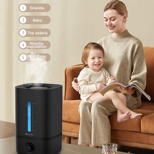 <span class=keywords><strong>Humidificador</strong></span> <span class=keywords><strong>ultrasónico</strong></span> de aroma de 4L con luz nocturna, control táctil, portátil para uso doméstico, en coche y hotel, eléctrico. - Product Image 3