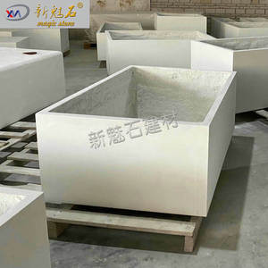 กระถางปลูกต้นไม้แบบตั้งพื้น New Magic Stone Grc ขนาดสั่งทำได้ หนา 2.5-3 ซม. สำหรับปลูกกลางแจ้ง - Product Image 4