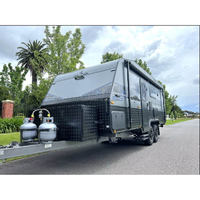 Personnalisation populaire australienne Off Road Caravan 4*4 grand offroad Camping Caravan Camper Trailer RV camper van caravane