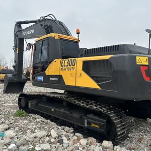 Excavatrice sur chenilles hydraulique Volvo EC300 d'occasion de haute qualité, 30 tonnes, EC300D EC290, équipement de machinerie lourde d'occasion - Product Image 2