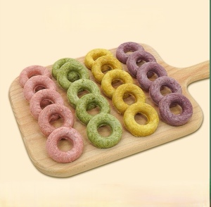Golosinas liofilizadas para gatos y comida para perros al por mayor, donas secas para aperitivos y golosinas para mascotas, pollo, frutas, verduras, carne - Product Image 1