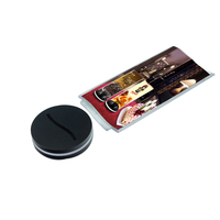 Support de menu d'enseigne rotatif Transparent 2 côtés 360 avec base ronde support de signe de Table rotative support d'affichage d'image