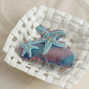 2026 Más Vendido Pasador de Pelo de Estrella de Mar Elegante Estilo Oceánico Vacacional para Mujer, Joyería de Moda al por Mayor - Product Image 4