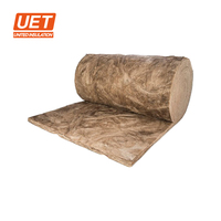 Couverture en laine de verre marron écologique, ml, sans formaldéhyde, uet, thermo-isolant