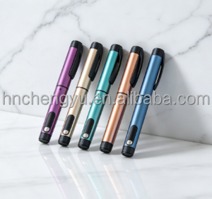 Pluma de Inyección Metálica Reutilizable de 80 UI, Cartucho de 3 ml, Control de Dosis Preciso y Ajustable, Multicolor, OEM, Pluma Dosificadora Personalizada para el Cuidado de la Piel - Product Image 4