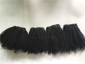 最佳质量非洲扭结头发编织4A 4B 4C扭转非洲卷发发束处女巴西直发风格非洲扭结人发 - Product Image 5