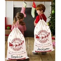 Sacs de Noël en toile de jute Ourwarm avec cordon de serrage pour cadeaux de Noël