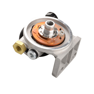Base de montage de filtre à pompe manuelle Jeampus R90-Mer-01 pour excavatrices Hitachi et camions Mercedes-Benz - Product Image 1