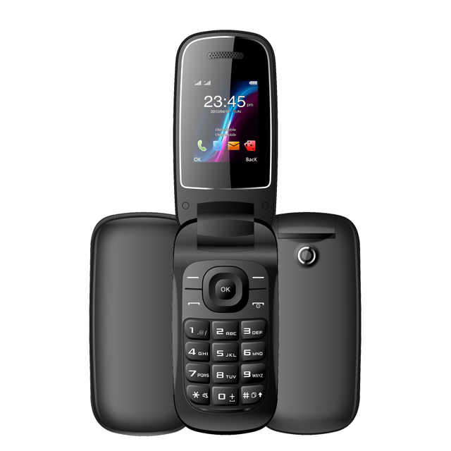 New E1272 Hot Sell Popular 1.8" Flip Mobile Phone Mp3 Fm Quad Band Mobile Phone