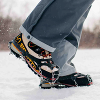 Crampons à glace ORIENT pour l'escalade sur glace, la randonnée, la pêche, la marche, le camping - Essentiel pour les sports de plein air