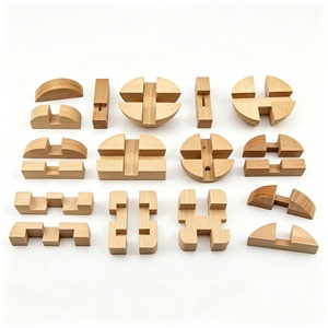Puzzle <span class=keywords><strong>en</strong></span> <span class=keywords><strong>bois</strong></span> Luban Lock, <span class=keywords><strong>casse</strong></span>-tête classique <span class=keywords><strong>chinois</strong></span>, jouet éducatif STEM pour enfants et adultes - Product Image 2