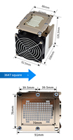 Offre Spéciale 4U Active Epyc 3647 Dissipateur thermique pour serveur, ordinateur de jeu, refroidisseur de processeur