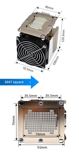 Hot Sale 4U Active Epyc Kühlkörper für Server Gaming Computer Server <span class=keywords><strong>CPU</strong></span>-Kühler - Product Image 5