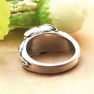 European American Style Animal Shape <b>Titanium</b> Steel <b>Ring</b> Retro Silver Women's Fashion Jewelry Gift - Product Image 3