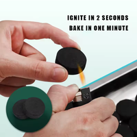 Mini barbecue portable en acier inoxydable jetable pour pique-niques et camping instantanés avec grille à charbon de bois