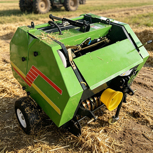 Mini Tractor Agrícola con Engranaje de 3 Puntos para Recoger Paja, Equipo Agrícola Automático - Product Image 4