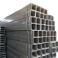 Warmgewalztes Vierkantrohr ASTM A500 GR.C 100x100-250x250mm Verzinkt Nach Fertigung für Solar-Farm Bodenmontage-Pfosten