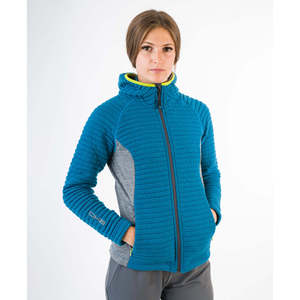 Felpa con cerniera di alta qualità da donna PRESOLANA felpa con Logo personalizzato foderato per abbigliamento lungo autunno/inverno con Design leggero - Product Image 2