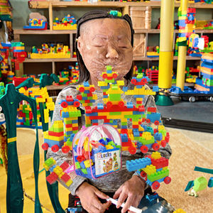 ערכות צעצוע לבלוק גדול של חלקיקים לבלוקים בגיל הרך 4-2 שנים חינוכיים בית ספר 100 - Product Image 3