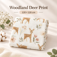 Couverture d'emmaillotage pour bébé unisexe confortable et absorbante en coton de bambou, couverture pour nouveau-né