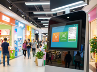 Terminal de libre-service gouvernemental, PC industriel à écran tactile dédié, étanche et anti-poussière, PC tout-en-un