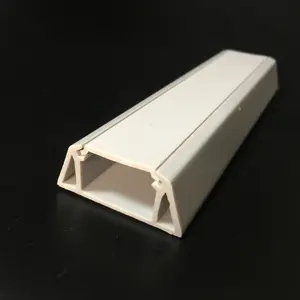 Mini Conducto de extrusión de plástico rectangular, protector de canal de carreras, canalización de conducto de PVC, 40x20mm